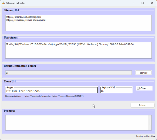 Sitemap Extractor