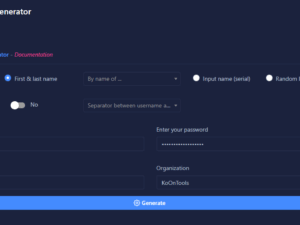 GSuite Bulk User Generator