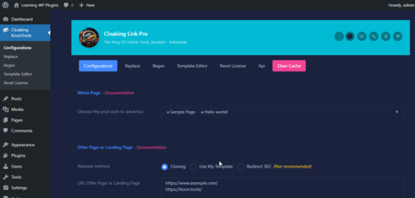 Cloaking Link Pro